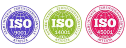 ISO Zertifzierung Logo Isoliert